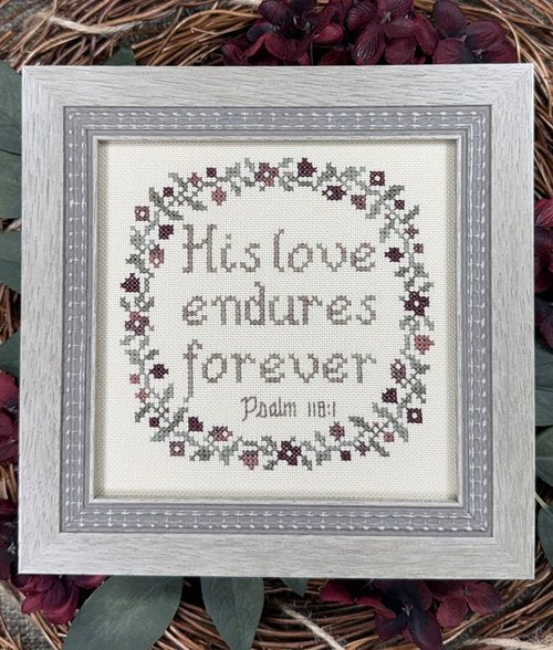 His Love Endures Forever by My Big Toe Designs