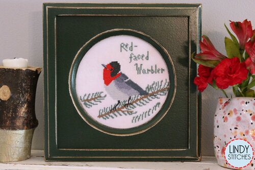 Red-Faced Warbler by Lindy Stitch