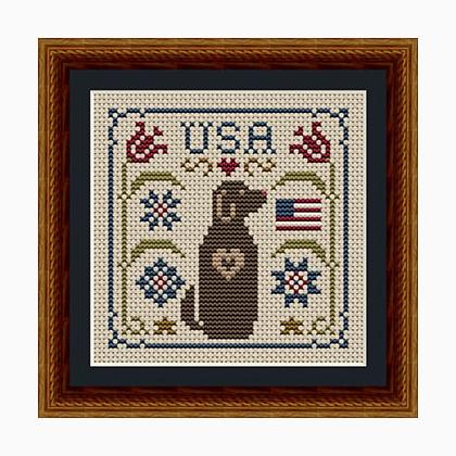 The Dog Days: Patriotic USA Dog by Happiness is Handmade