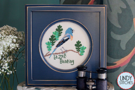 Lazuli Bunting by Lindy Stitches