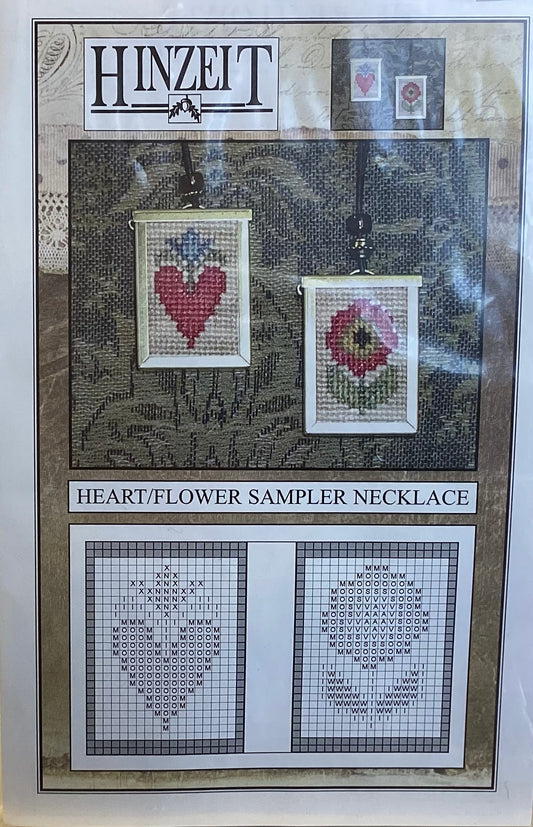 Heart / Flower Sampler Necklace by Hinzeit