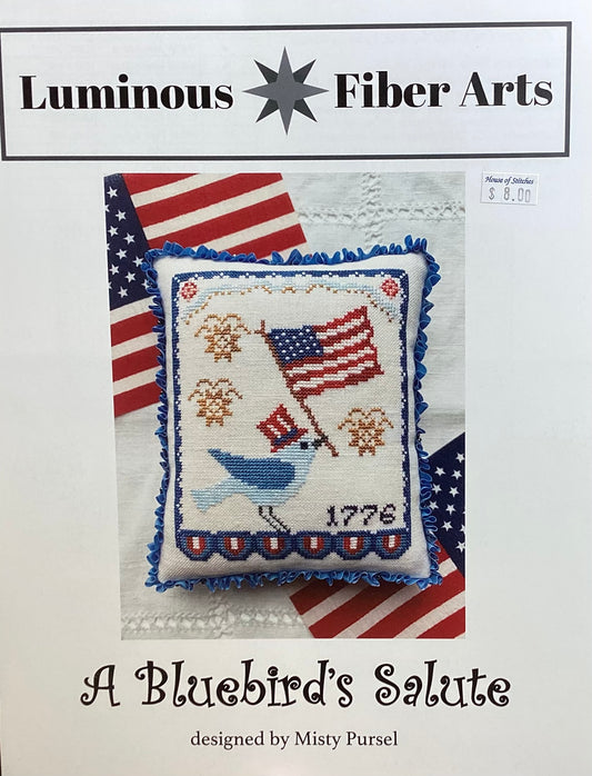 A Bluebird’s Salute by Luminous Fiber Arts