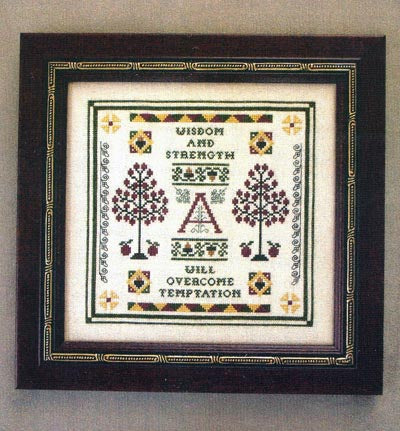 Sampler Motifs & Meanings: Acorns & Apples by Milady’s Needle