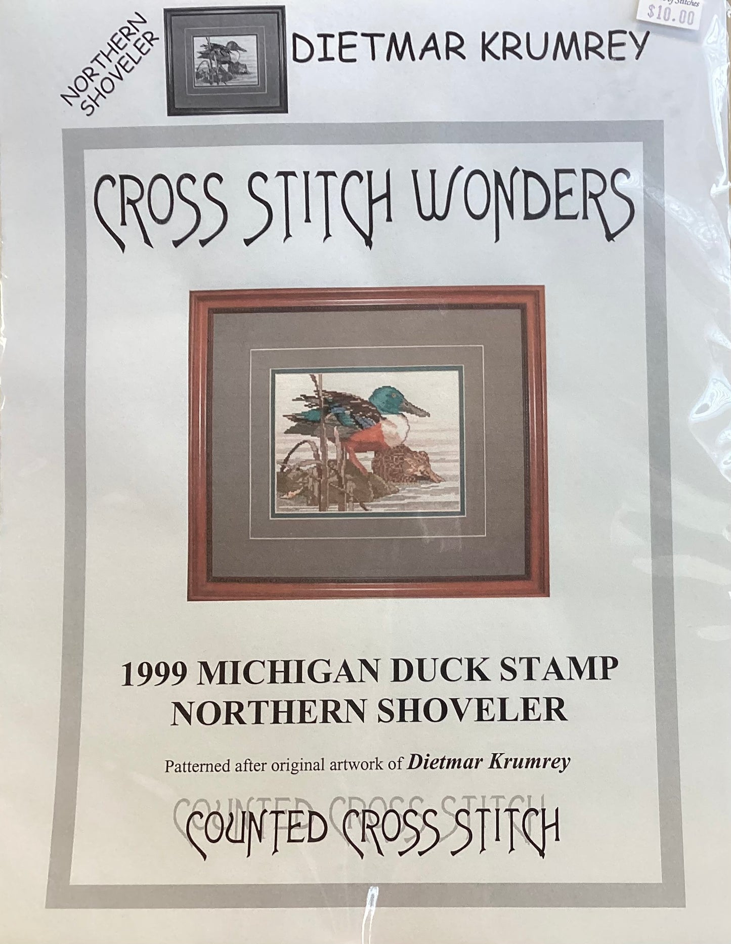 Northern Shoveler by Cross Stitch Wonders