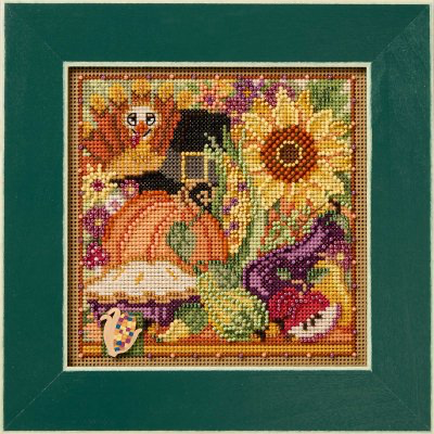 Buttons & Beads Autumn Series: Fall Cottage Kit by Mill Hill
