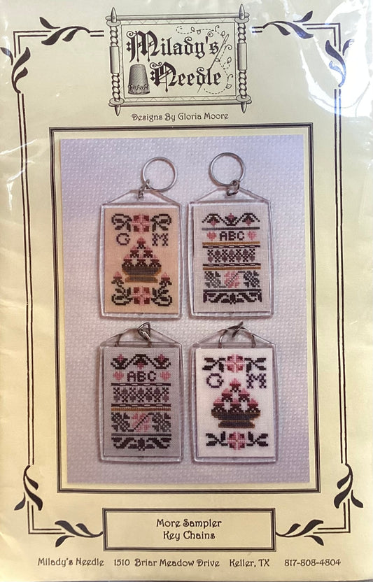 More Sampler Key Chains by Milady’s Needle