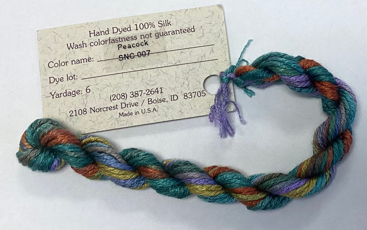 The Thread Gatherer: Silk ‘N Colors