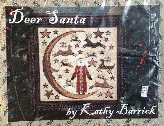 Deer Santa by Kathy Barrick