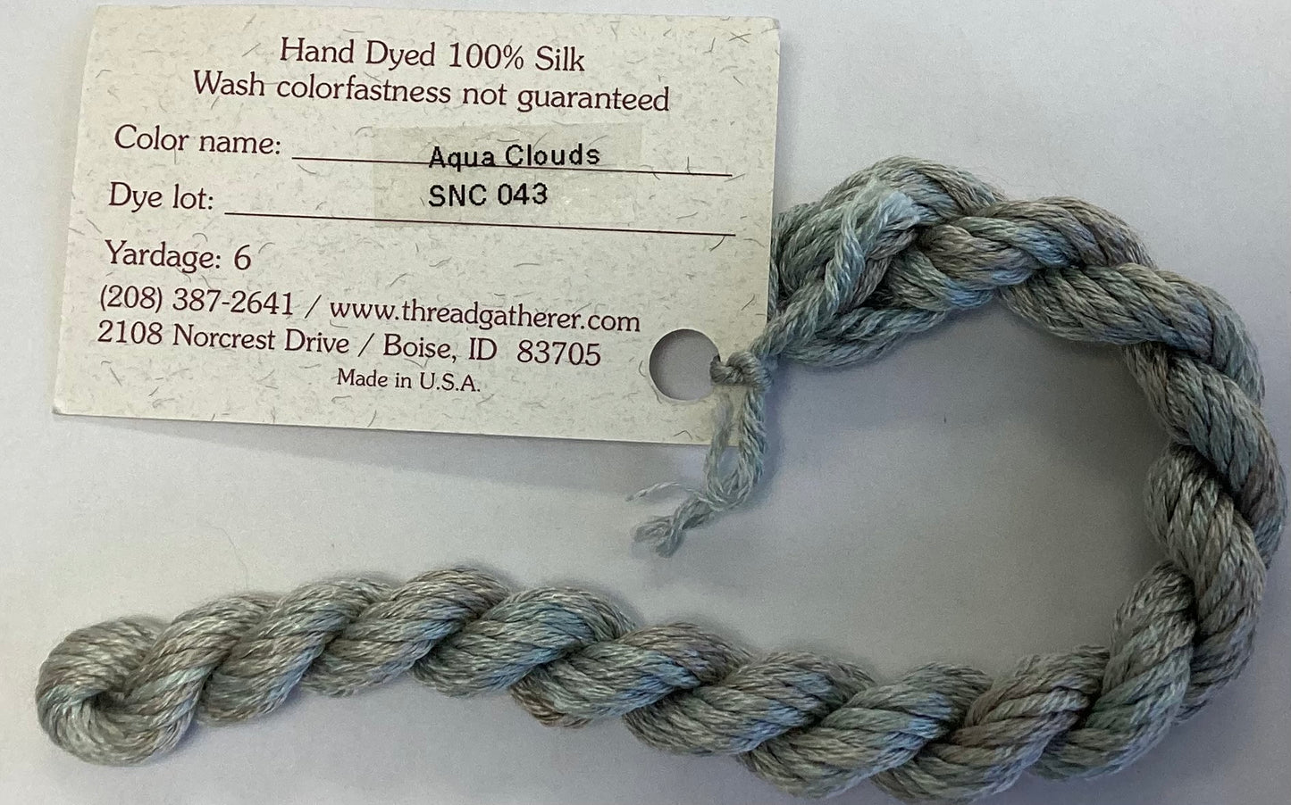 The Thread Gatherer: Silk ‘N Colors (A)