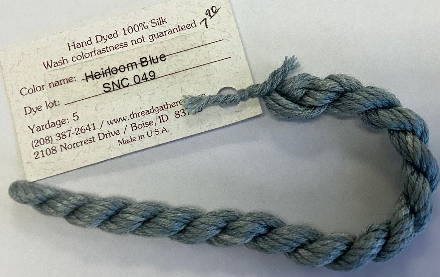 The Thread Gatherer: Silk ‘N Colors (A)