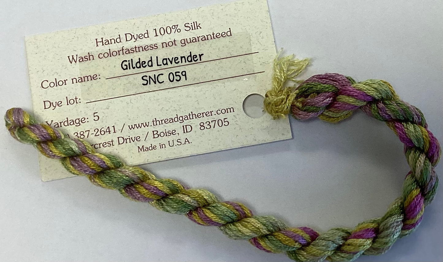 The Thread Gatherer: Silk ‘N Colors (A)