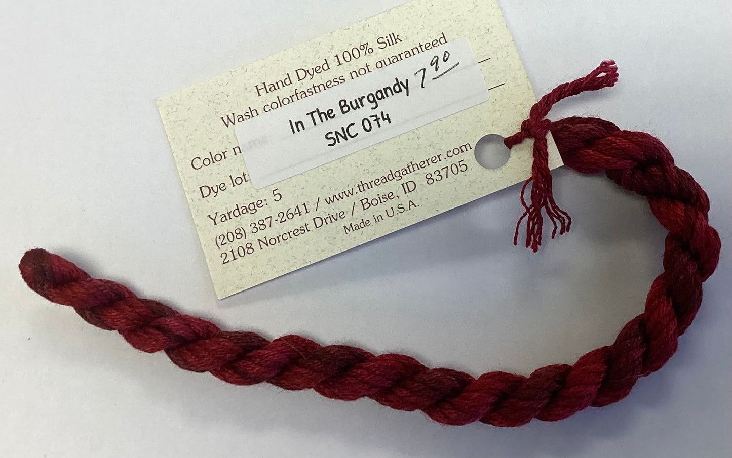 The Thread Gatherer: Silk ‘N Colors (A)