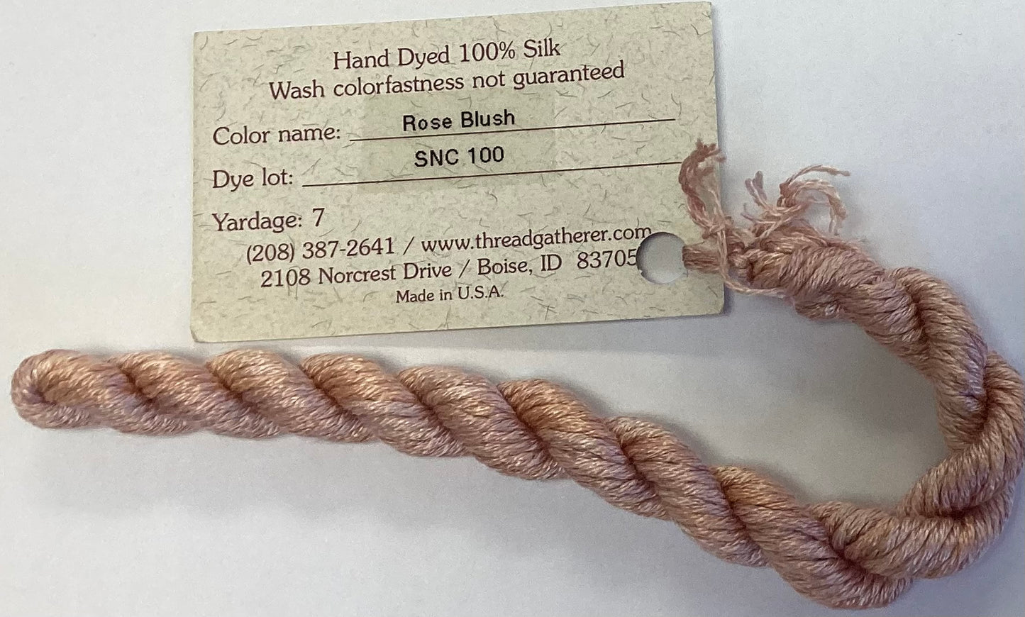 The Thread Gatherer: Silk ‘N Colors (A)
