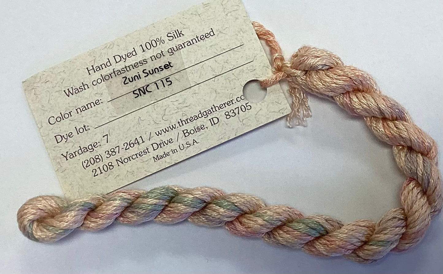 The Thread Gatherer: Silk ‘N Colors (A)