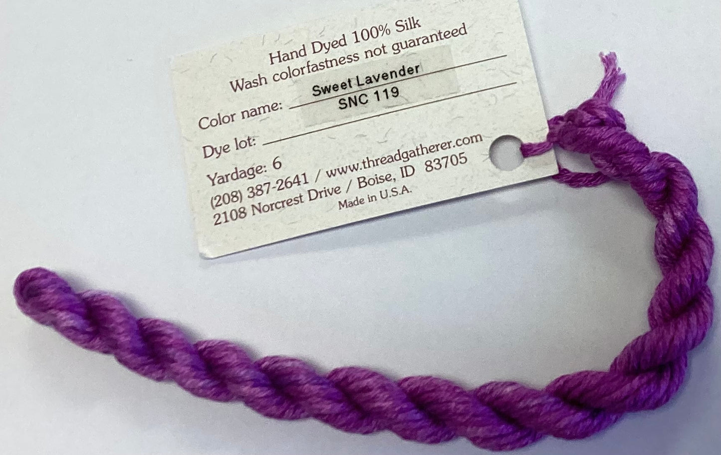 The Thread Gatherer: Silk ‘N Colors (A)