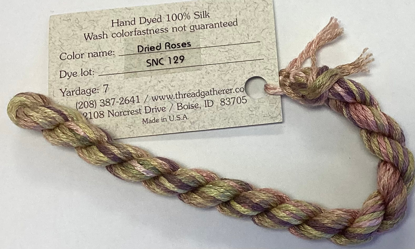 The Thread Gatherer: Silk ‘N Colors (A)