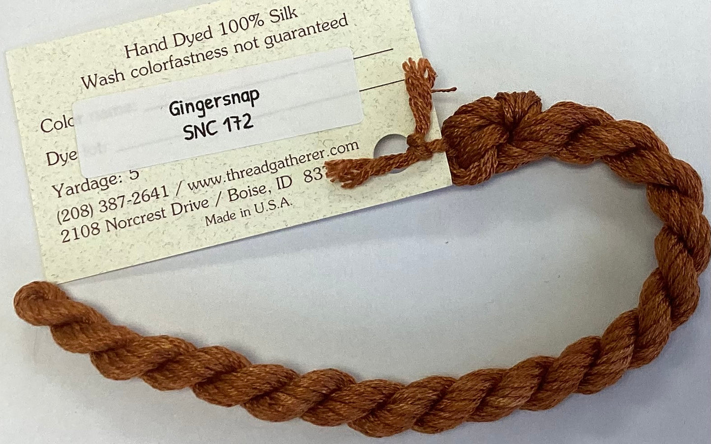 The Thread Gatherer: Silk ‘N Colors (A)