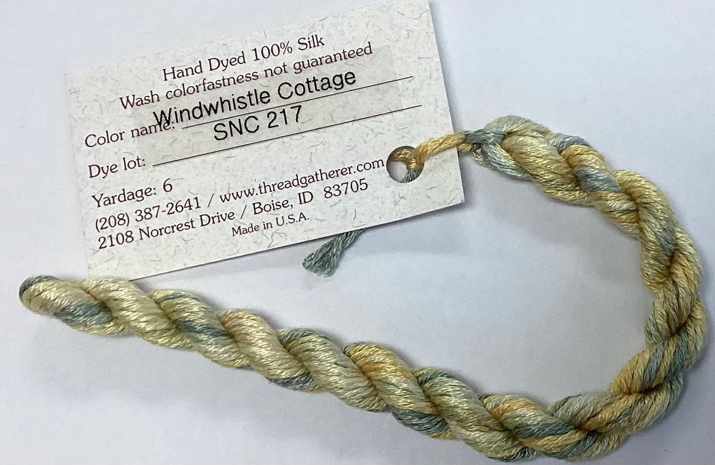 The Thread Gatherer: Silk ‘N Colors (A)