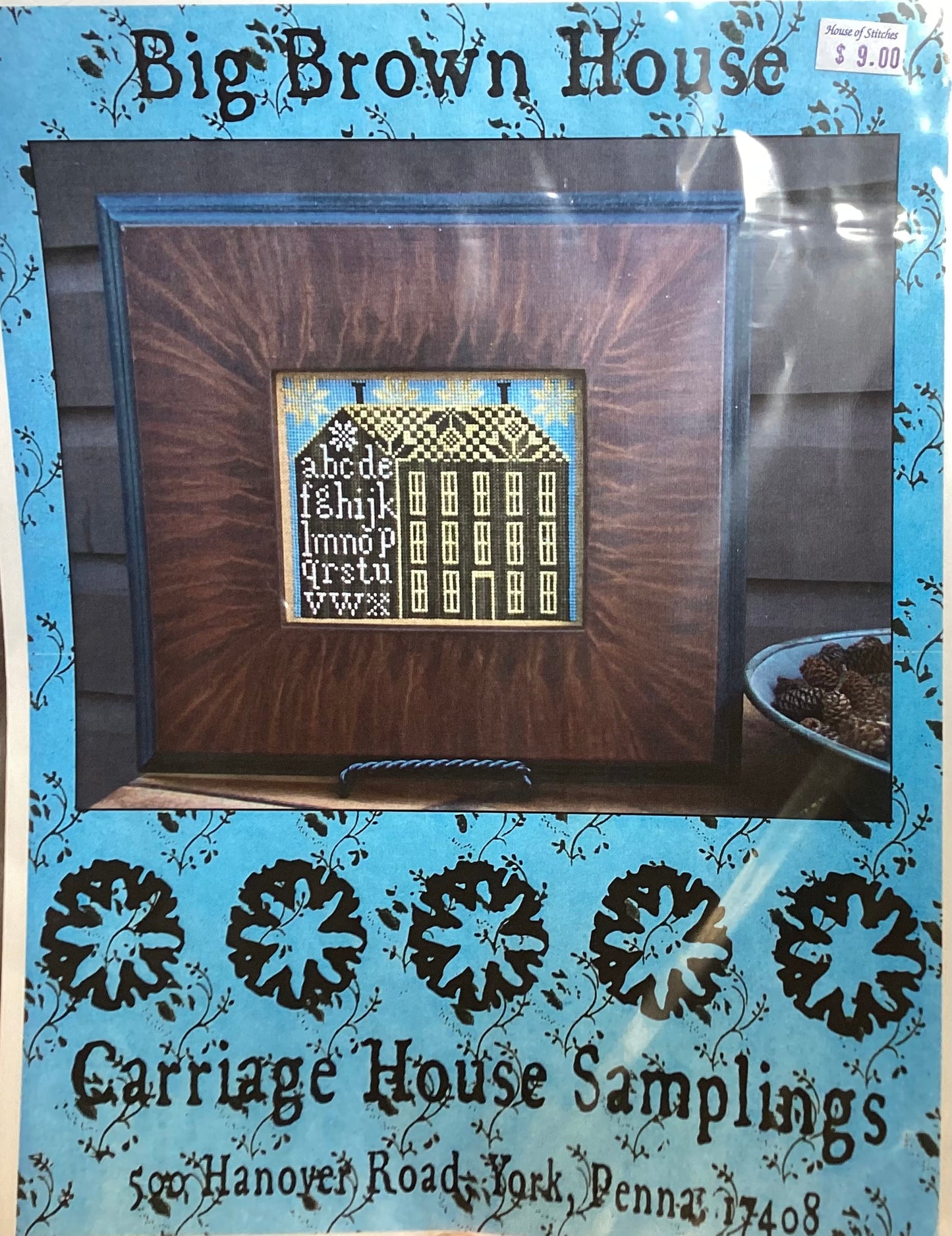 Big Brown House by Carriage House Samplings
