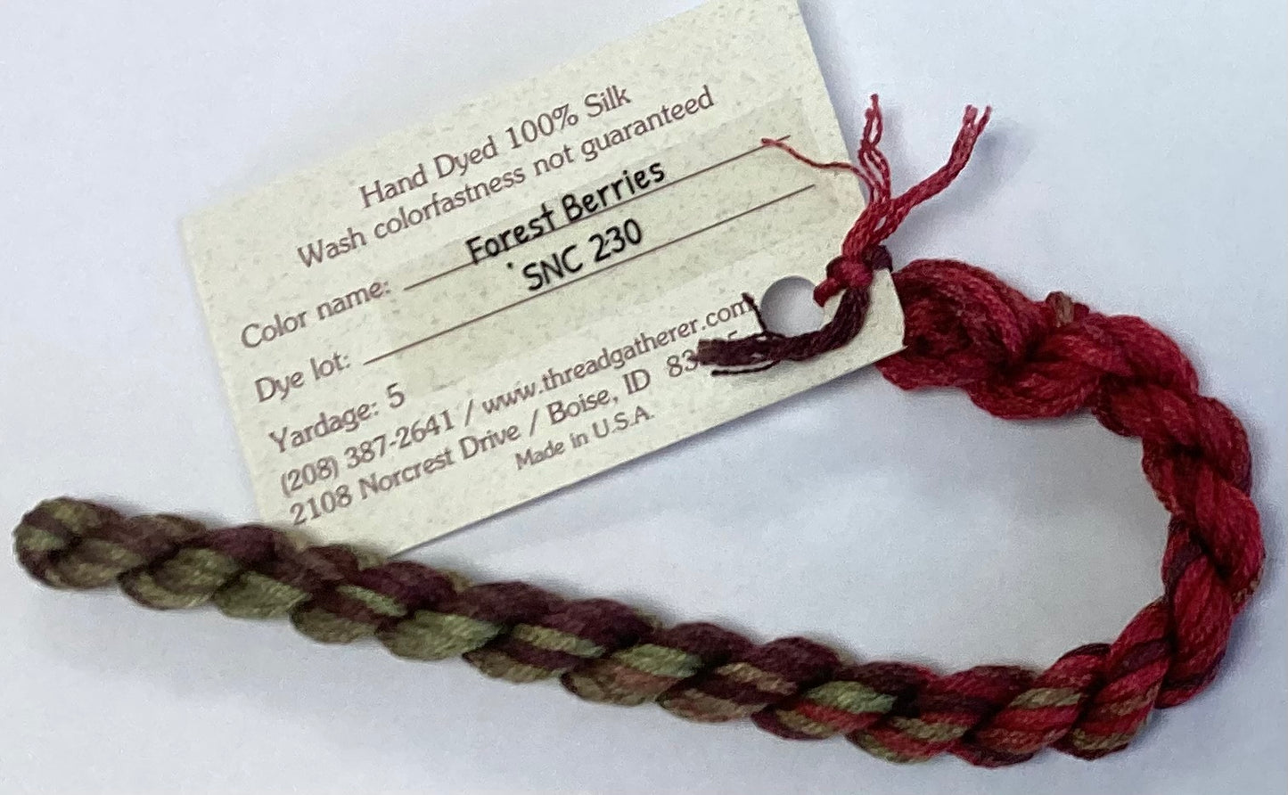 The Thread Gatherer: Silk ‘N Colors (A)