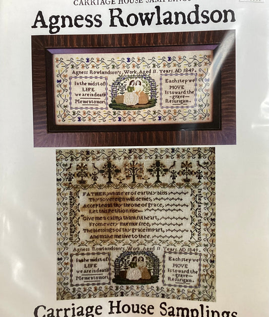 Agness Rowlandson by Carriage House Samplings