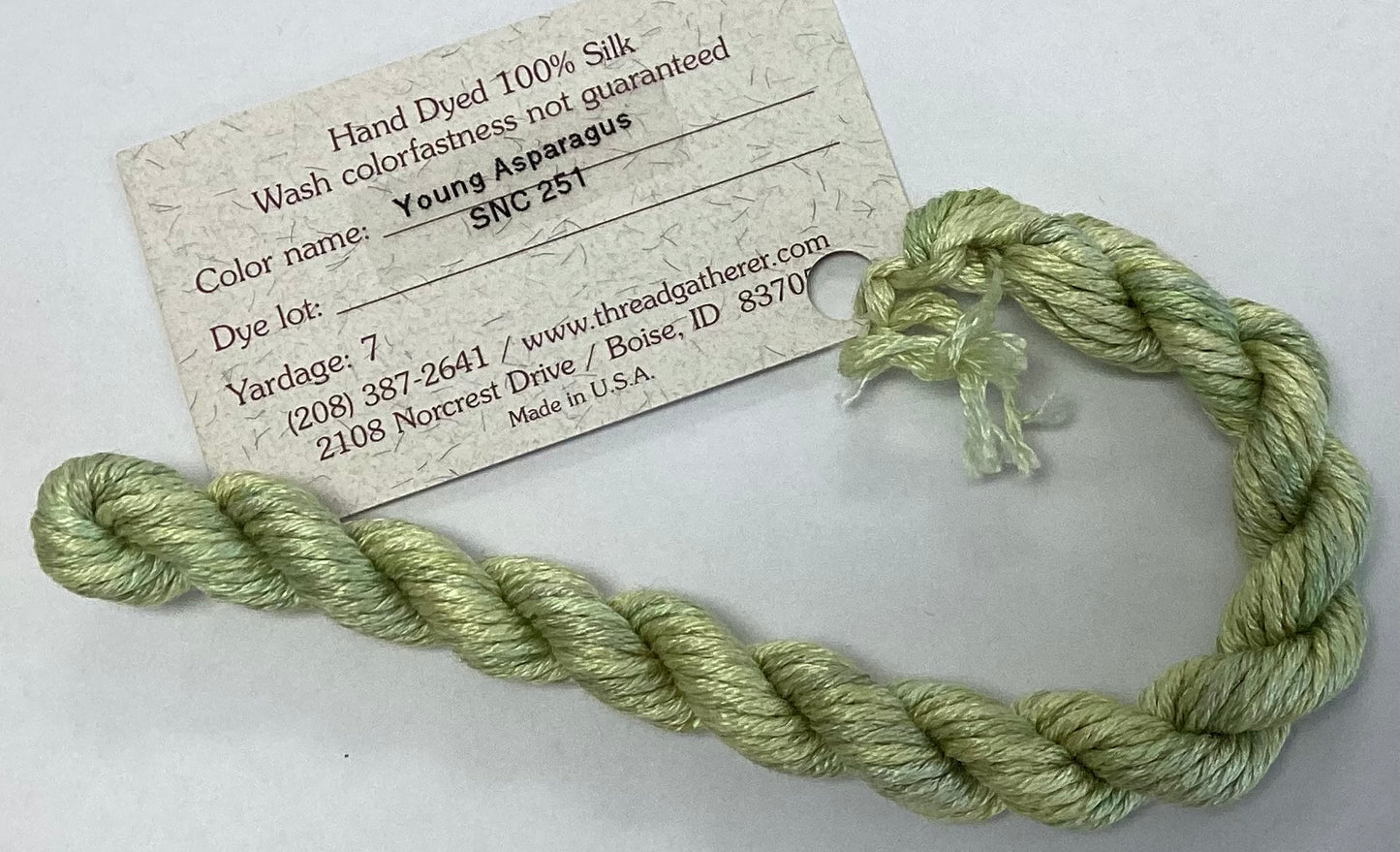 The Thread Gatherer: Silk ‘N Colors (A)