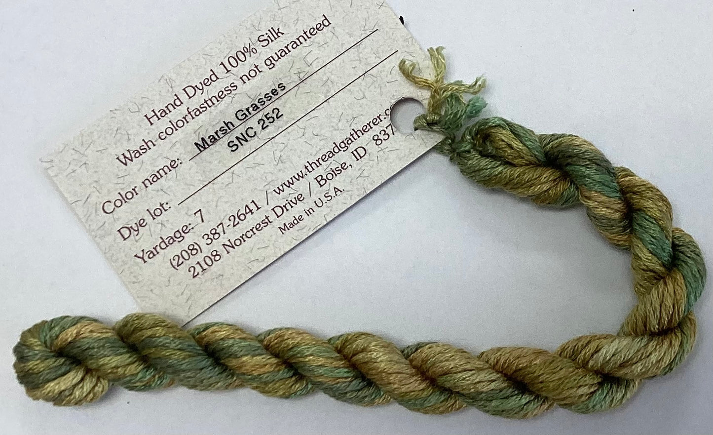The Thread Gatherer: Silk ‘N Colors (A)