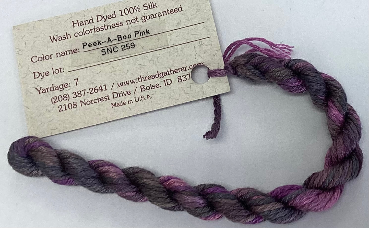 The Thread Gatherer: Silk ‘N Colors (A)