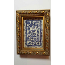 Miniature Sampler II: French Blue Tudor Sampler by The Heart’s Content, Inc.