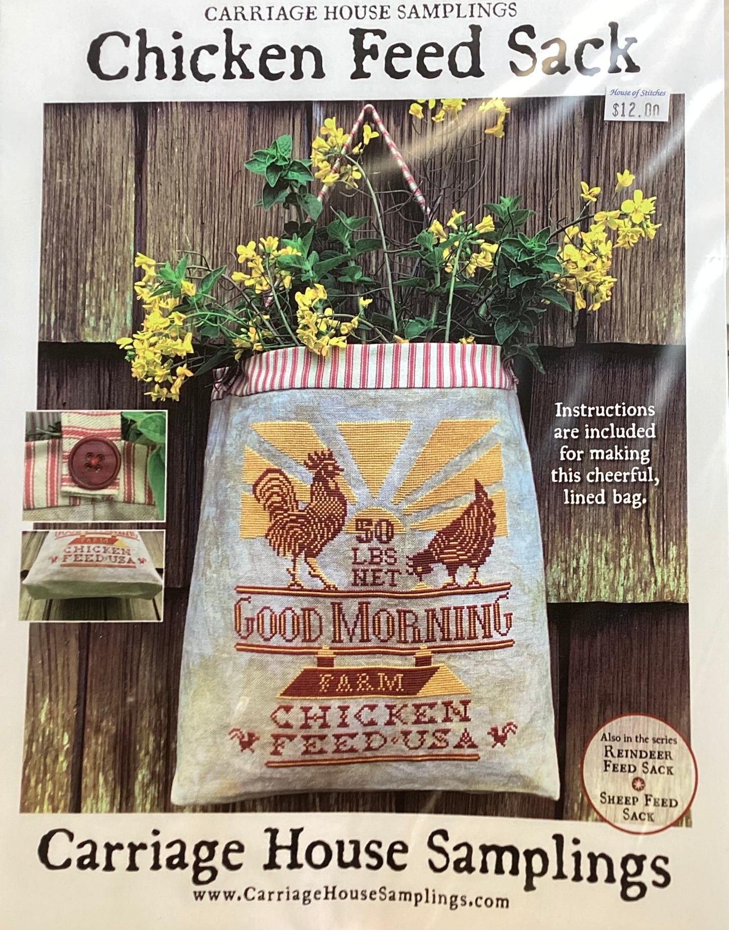 Chicken Feed Sack by Carriage House Samplings