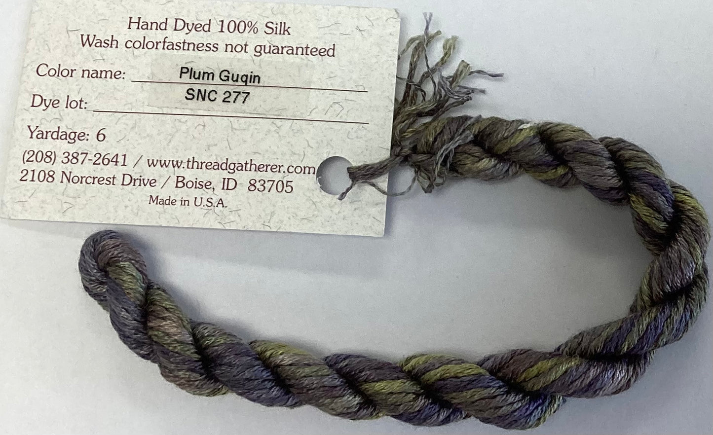 The Thread Gatherer: Silk ‘N Colors (A)