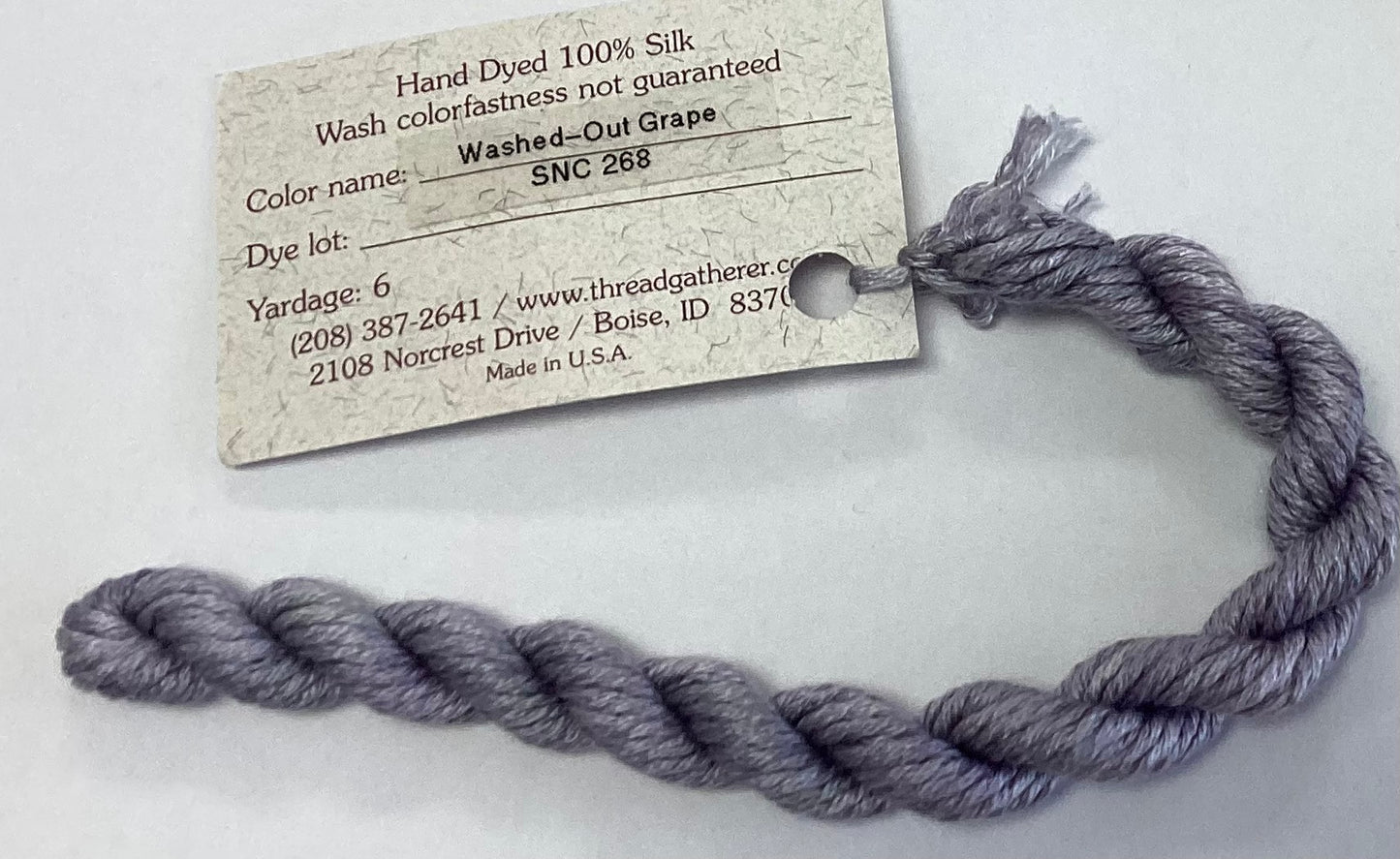 The Thread Gatherer: Silk ‘N Colors (A)