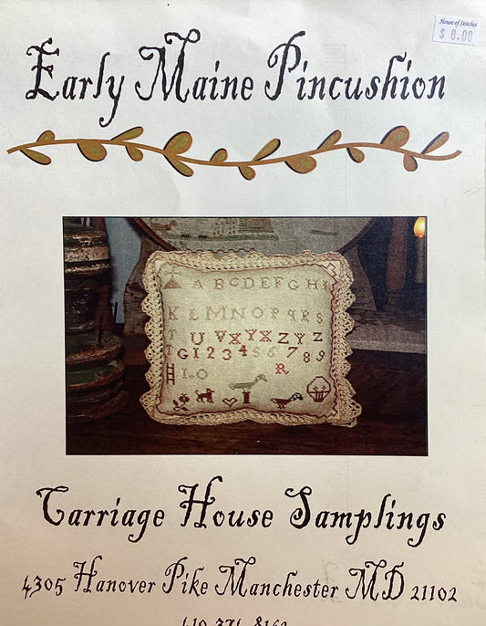 Early Maine Pincushion by Carriage House Samplings