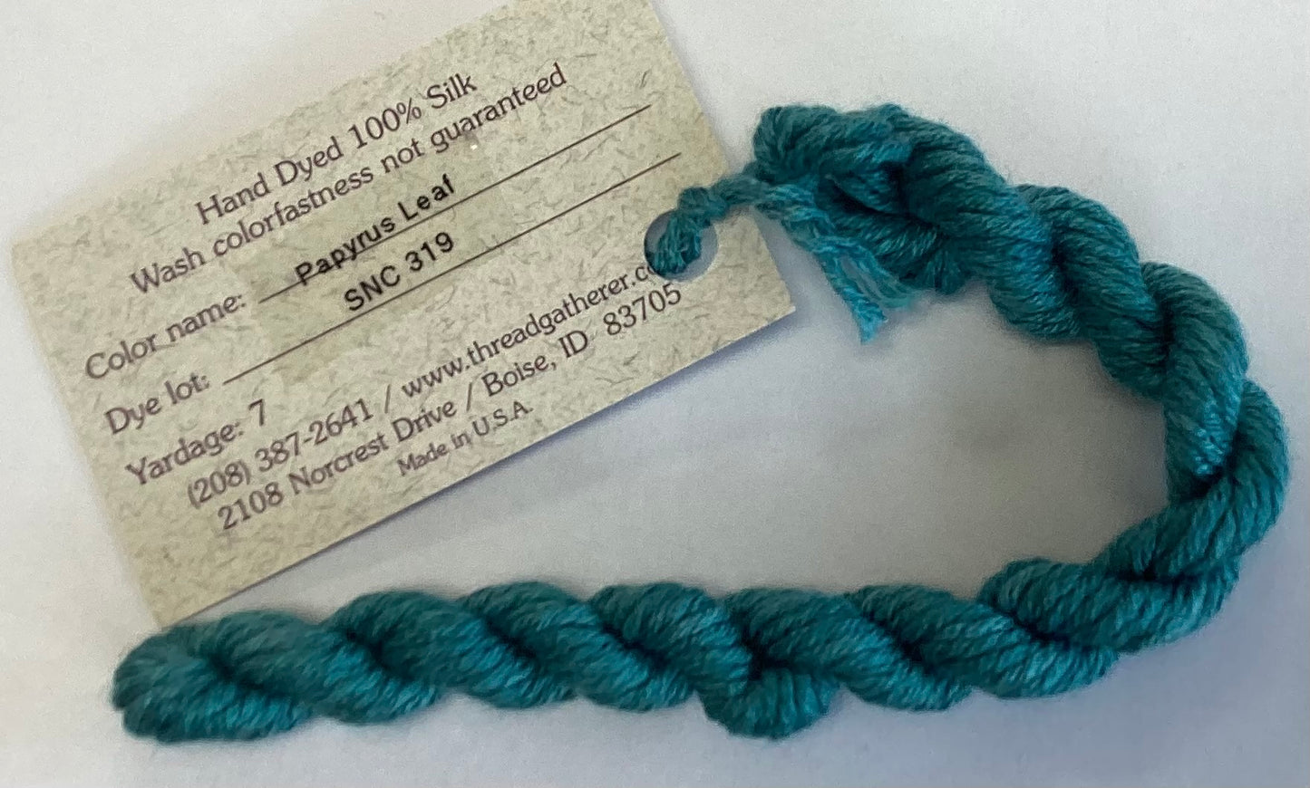 The Thread Gatherer: Silk ‘N Colors (A)