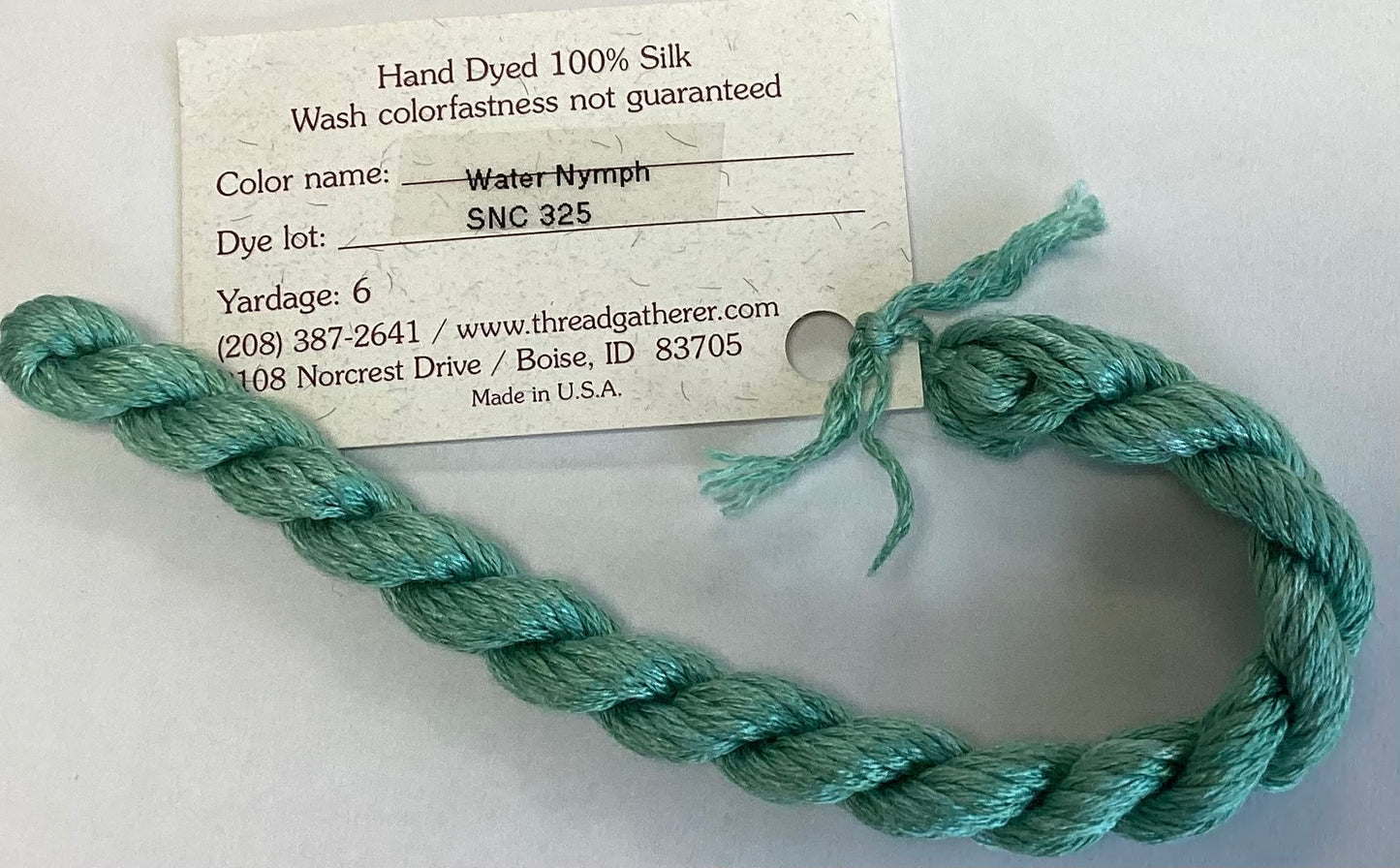 The Thread Gatherer: Silk ‘N Colors (A)