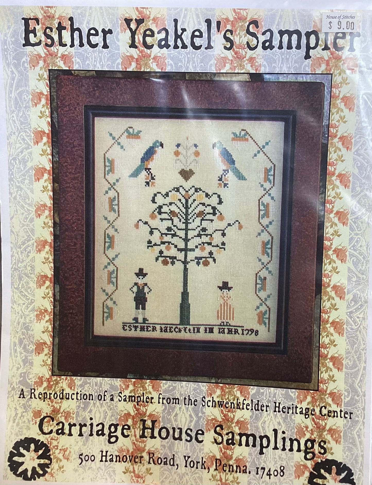 Esther Yeakel’s Sampler by Carriage House Samplings