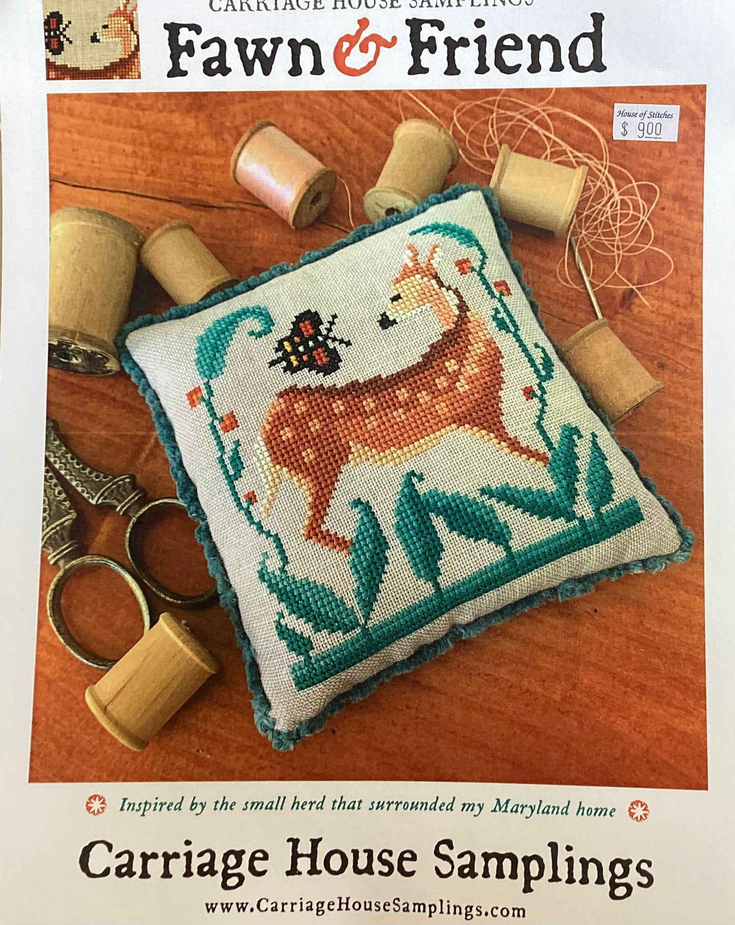 Fawn & Friend by Carriage House Samplings