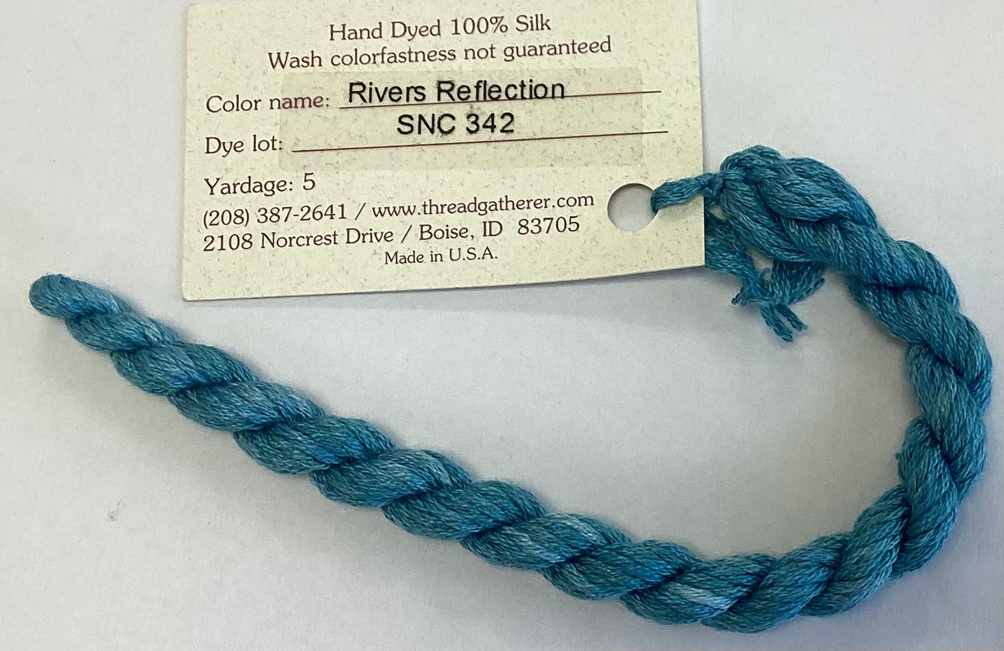 The Thread Gatherer: Silk ‘N Colors (A)
