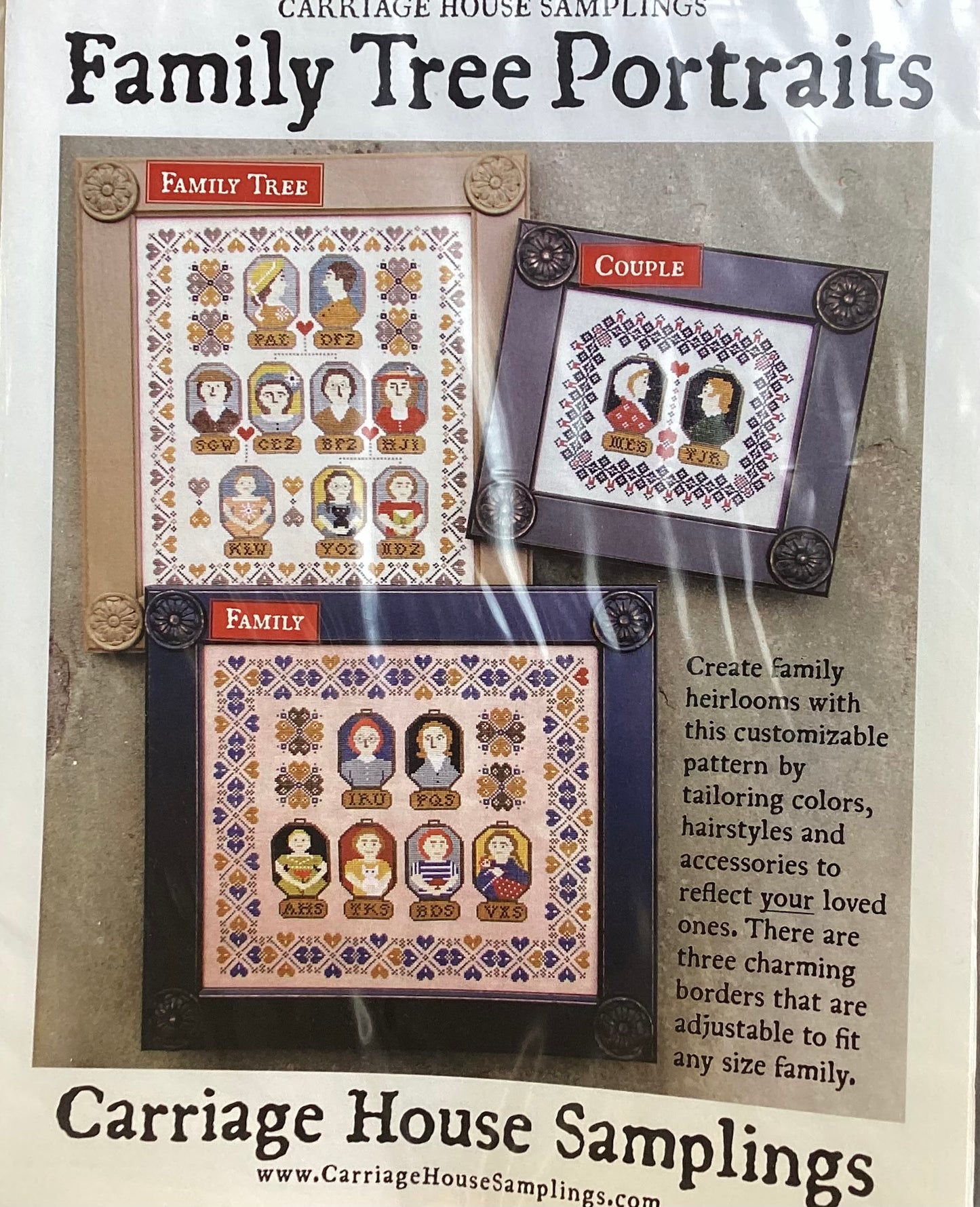 Family Tree Portraits by Carriage House Samplings