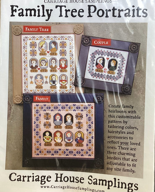 Family Tree Portraits by Carriage House Samplings