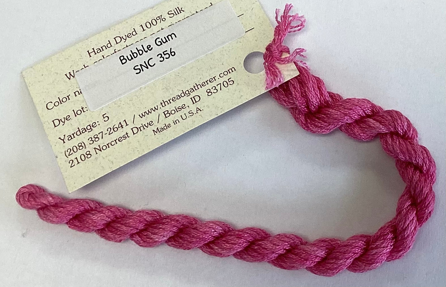 The Thread Gatherer: Silk ‘N Colors (A)