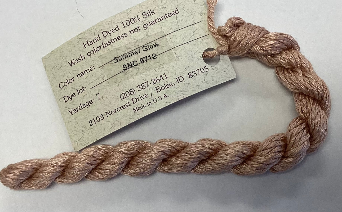The Thread Gatherer: Silk ‘N Colors (A)