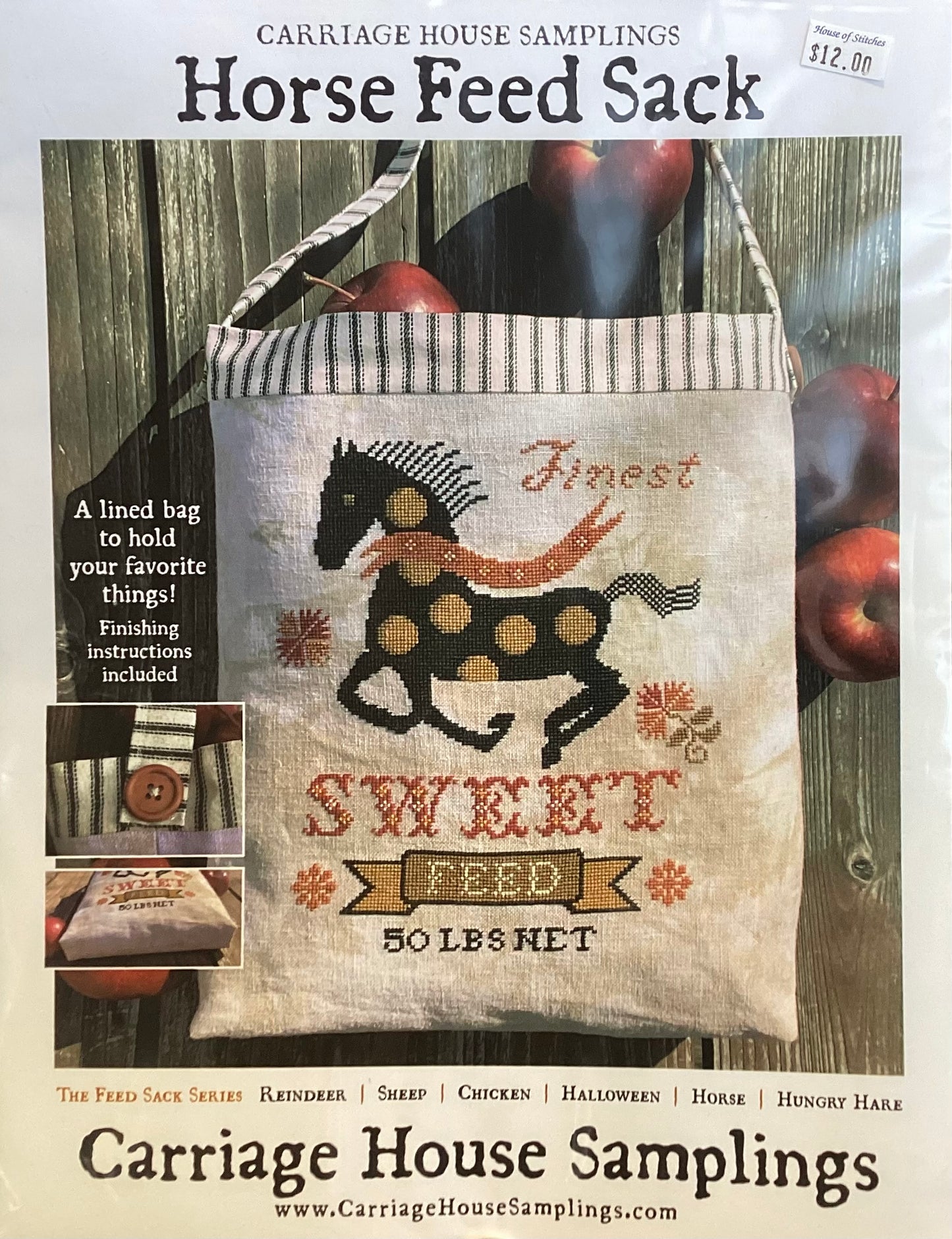 Horse Feed Sack by Carriage House Samplings