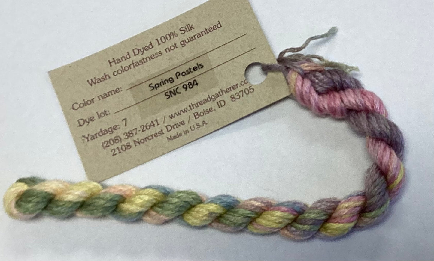 The Thread Gatherer: Silk ‘N Colors (A)