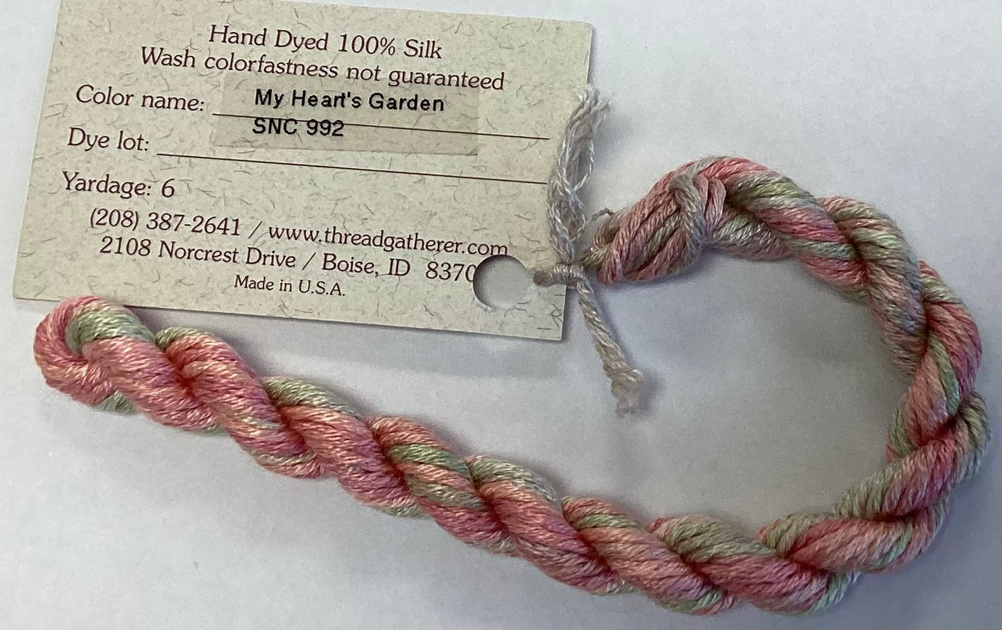 The Thread Gatherer: Silk ‘N Colors (A)
