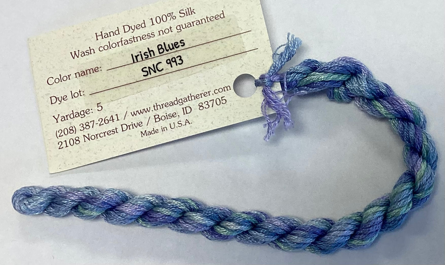 The Thread Gatherer: Silk ‘N Colors (A)
