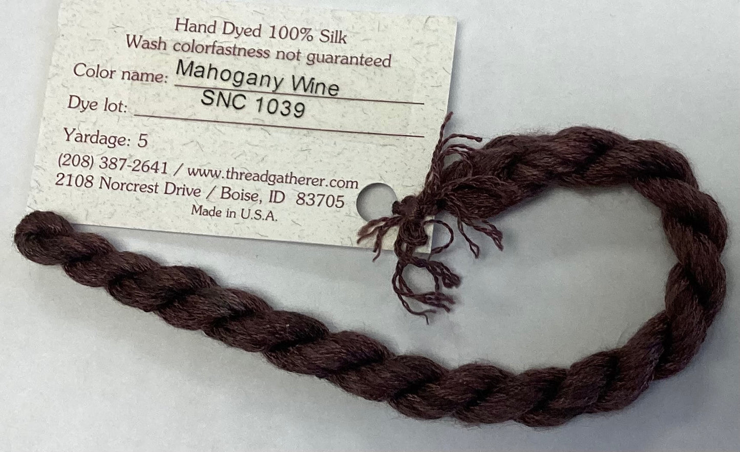 The Thread Gatherer: Silk ‘N Colors (B)