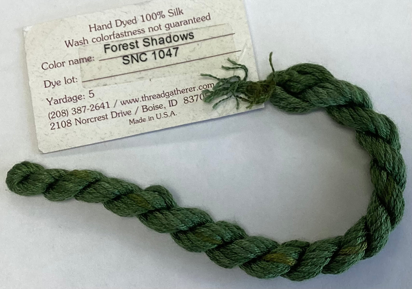 The Thread Gatherer: Silk ‘N Colors (B)
