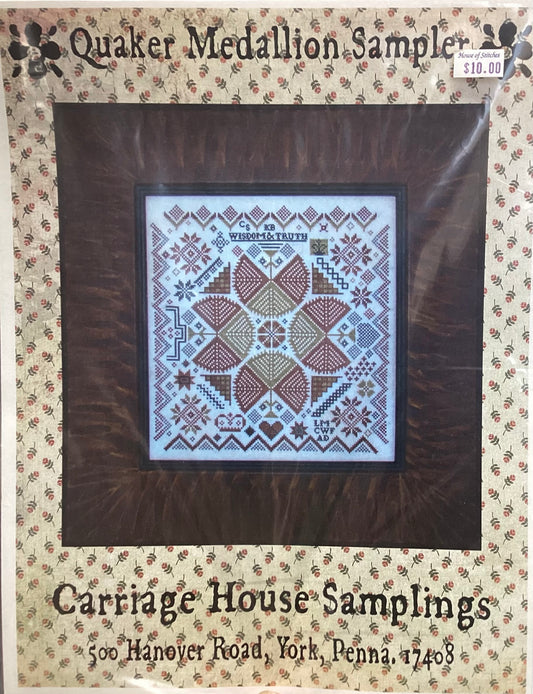 Quaker Medallion Sampler by Carriage House Samplings