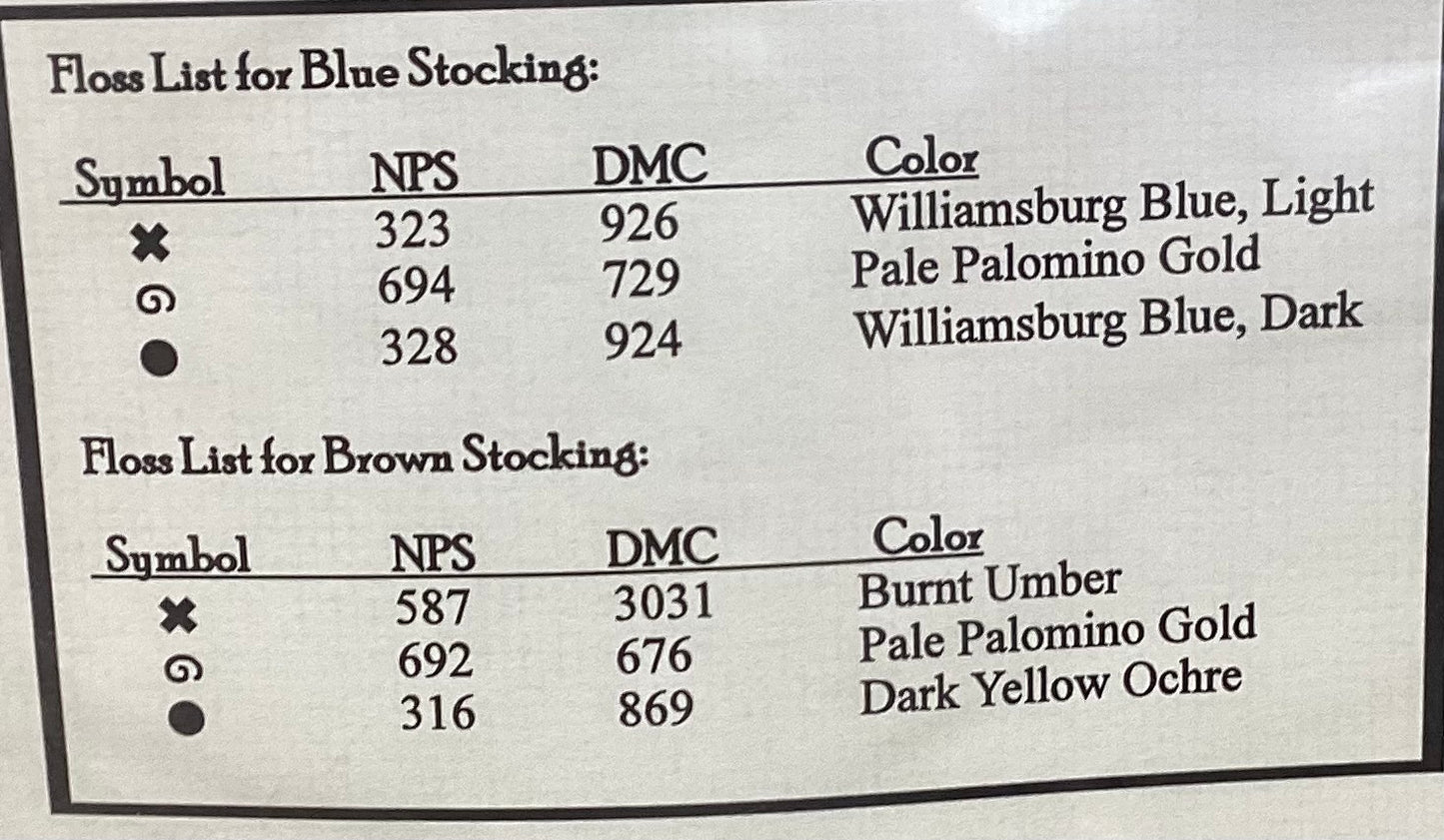 Quaker Stocking by Carriage House Samplings